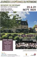 Journées Européennes du Patrimoine - visite libre du Manoir de Bernay et concert Des Lyres de Haute Sarthe