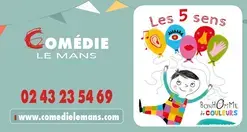 Les 5 sens de bonhomme de couleurs