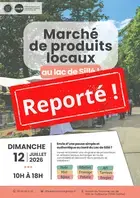 Reporté - Marché de producteurs & artisans locaux au Lac de Sillé