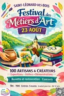 27ème festival des Métiers d'Art 100 artistes et artisans. démonstrations - animations folkloriques - concert