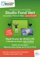 Animation multimédia - Studio fond vert