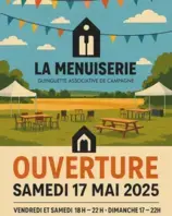 Ouverture de la guinguette La Menuiserie