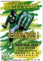 Atelier de Percussions brésiliennes - Séance d'essai