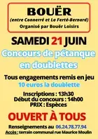Concours de pétanque en doublettes
