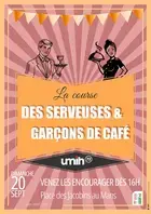 Course des serveuses et garçons de café