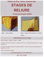 Stages de reliure