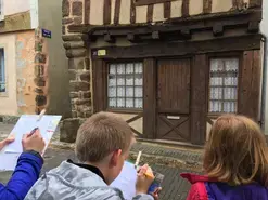 Visite enfant : Les maisons en pan de bois