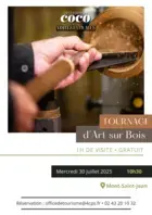 Visite atelier Sébastien Bouisset - Tournage d'art sur bois
