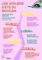 Les ateliers d'été du Boucan