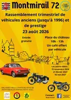 Rassemblement de voitures anciennes et de prestige