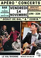 Apéro'Concerts avec "Edwin" et "Début de bal"
