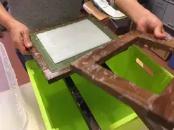 Stage de papier artisanal