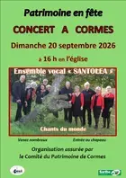 Concert à Cormes