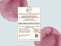 Atelier d'initiation à la fabrication d'aquarelle artisanale