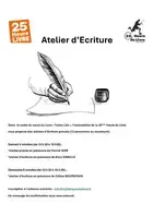 Atelier d'écriture par l’association La 25e Heure du Livre