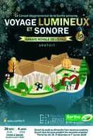 Affiche de l'événement : Voyage lumineux et sonore à l'Abbaye Royale de l’Épau