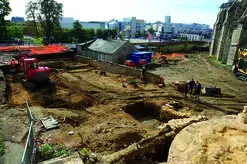 L’ENCEINTE ROMAINE DU MANS : RENCONTRE AVEC L’ENTREPRISE LEFEVRE SUR LE CHANTIER