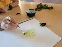 Atelier "Peindre avec des végétaux "