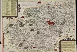 Nova et integra Cae[e]oma[n]iae descriptio, vulgo Le Mans, carte [v. 1...