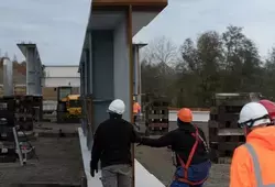 Déviation de Saint-Calais : livraison des poutres pour le viaduc de l'Anille