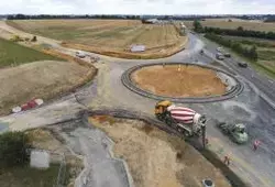 Travaux de la déviation en images