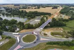 Travaux de la déviation en images
