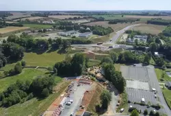 Déviation de Saint-Calais : 1/3 de la déviation ouverte et début des travaux du viaduc de l'Anille