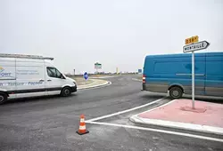 Montaillé: Inauguration du 1er créneau de dépassement de la RD357 et  du giratoire