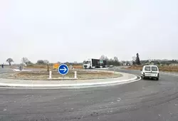 Montaillé: Inauguration du 1er créneau de dépassement de la RD357 et  du giratoire