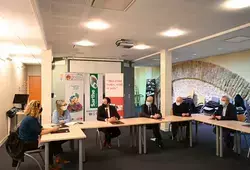 Signature de la convention Classes presse 2021-2022