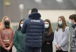 L’athlète Kevin Luron rencontre les collégiens à Connerré 