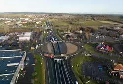 Chantiers routiers en Sarthe