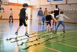 3 basketteurs professionnels aux côtés des jeunes Sarthois