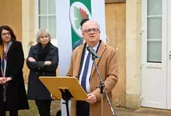 Inauguration réseau communal bois à Pruillé-l-Eguillé