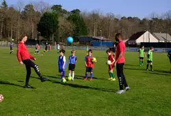 Football: les footballeurs pro à la rencontre de jeunes Sarthois