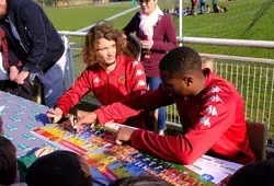 Football: les footballeurs pro à la rencontre de jeunes Sarthois