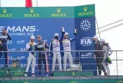 Arrivée et podium des 24 Heures 2020