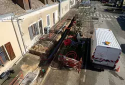 Enfouissement des réseaux électriques à Saint-Marceau