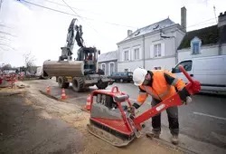 Enfouissement des réseaux électriques à Saint-Marceau