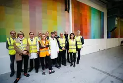 Inauguration fresque collaborative Colart