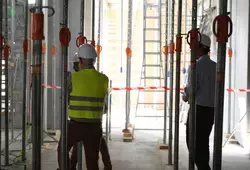  visite du chantier collège Kennedy Allonnes