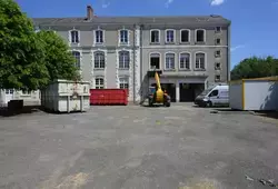 La visite du collège au lancement des travaux