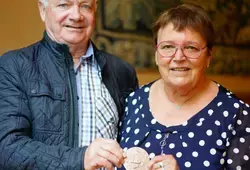 La remise de la médaille du Département