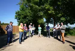 Signature et visite au Coteau des Buttes