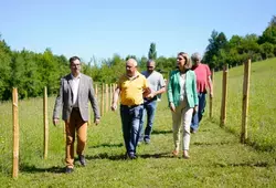 Signature et visite au Coteau des Buttes