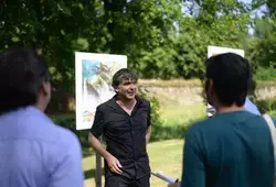 Lancement de l'expo photo à l'Abbaye de l'Épau