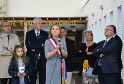 L'inauguration au coeur du bourg