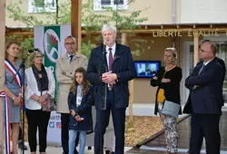 L'inauguration au coeur du bourg