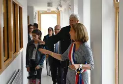 L'inauguration au coeur du bourg