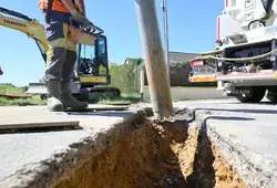 Enfouissement des réseaux à Montfort-le-Gesnois